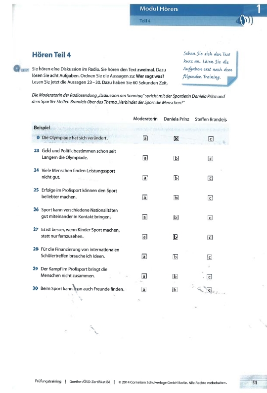 Prufungstraining Goethe Zertifikat B1 - Image 2