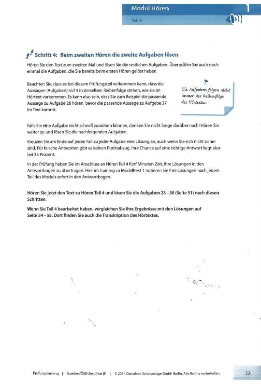 Prufungstraining Goethe Zertifikat B1 - Image 3